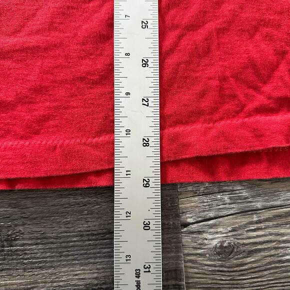 Vintage 90s Snoopy Peanuts Woodstock USA  Patriotic Flag Red Mens XL T-Shirt EUC - Picture 7 of 8